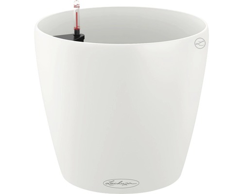Blumentopf Lechuza Classico Color Ø 70 cm weiß Weißer Pflanztopf mit Wasserstandsanzeige