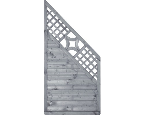 Élément de clôture Konsta Livia 90 x 180/90 cm gris clair