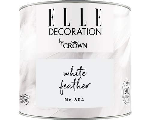 ELLE Decoration Wandfarbe Matt No. 604 White Feather 125 ml