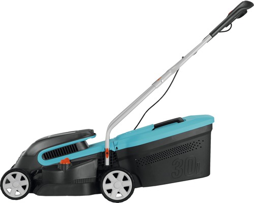 Elektrorasenmäher mit 30 Litern Fangkorb