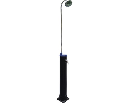 Steinbach Solardusche Gartendusche Pooldusche Flexible Gartendusche aus Metall mit Brausekopf