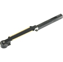 Bras de ponceuse à bande avec bande abrasive