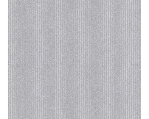 Vliestapete 37550-5 New Elegance Streifen hellgrau Textilmaterial mit feinen Streifen