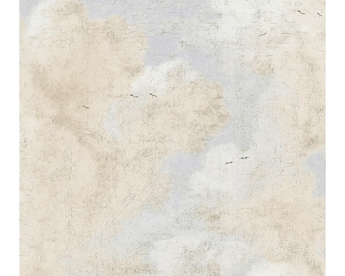 Papier peint intissé 37649-2 History of Art graphique crème Papier peint avec motif de nuages