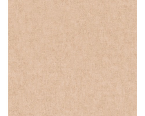 Papier peint intissé 37535-7 Geo Nordic uni saumon Papier peint beige en tissu avec une texture légère