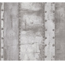 Vliestapete 37743-2 Industrial rostmetall grün