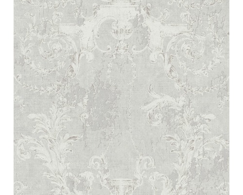Papier peint intissé 37653-1 History of Art ornement gris Papier peint à motif floral de style vintage