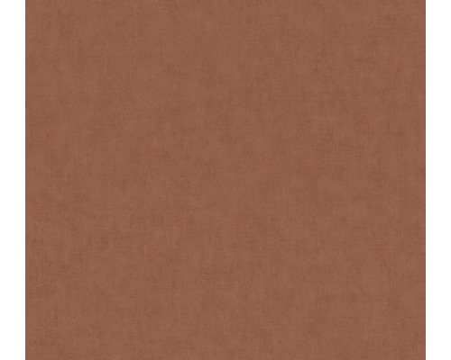 Papier peint intissé 37536-7 Geo Nordic uni rouille Gros plan d''un tissu d''ameublement marron