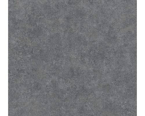 Papier peint intissé 37655-6 History of Art uni gris foncé Papier peint gris aspect béton