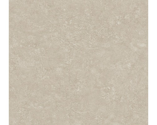 Papier peint intissé 37745-1 Industrial uni beige Papier peint avec structure d''enduit