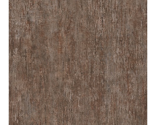 Papier peint intissé 37746-4 Industrial uni cuivre Texture de bois pour les projets de construction et de rénovation