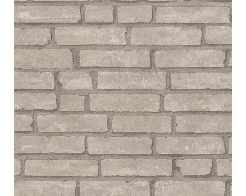 Papier peint intissé 37747-3 Industrial pierre beige Papier peint avec motif de briques
