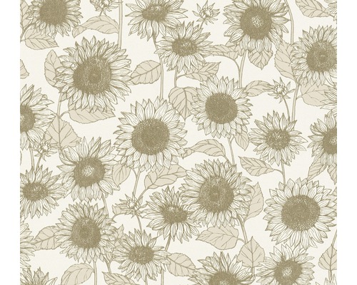 Vliestapete 37685-1 New Life Blumen beige