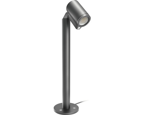 Spot à capteur LED Steinel 7,9W 512 lm 3000 K blanc chaud commande par application Spot Way SC anthracite