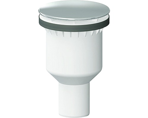 Évacuation de douche Breuer 90 mm sortie verticale chromé adapté pour Modern Line Bonde de lavabo pour lavabo