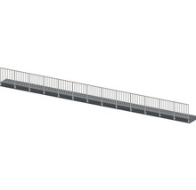 Illustration einer Fussgängerbrücke mit Geländer