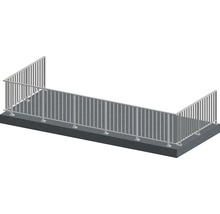 Geländer aus Metall für Treppe oder Terrasse