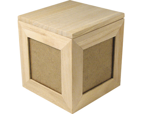 Cube photo en bois