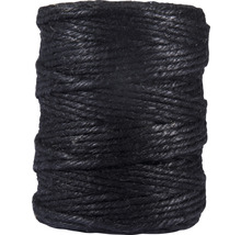Fil de jute noir 6 brins Ø 6 mm 120 m