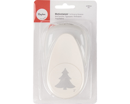 Perforatrice à motif sapin, environ 5,08 centimètres
