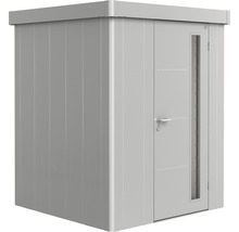 Gerätehaus Biohort Neo 1A Standardtür 180 x 180 cm silber-metallic