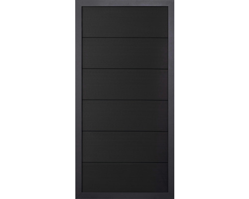 Élément partiel GroJa Novara prémonté sans poteaux cadre anthracite 90 x 180 cm anthracite