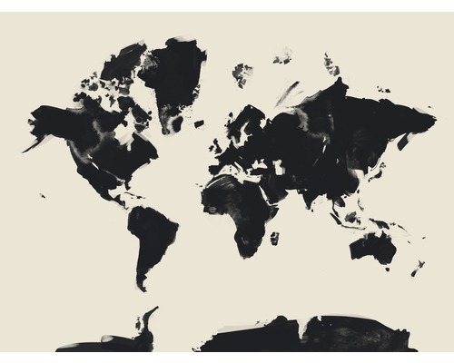 Kunstdruck World Map 18x24 cm