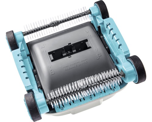 Nettoyeur de piscine avec brosses et roues