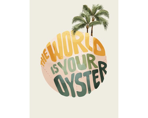 Kunstdruck World Is Your Oyster II 18x24 cm