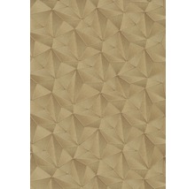 Papier peint géométrique avec motif triangulaire tridimensionnel