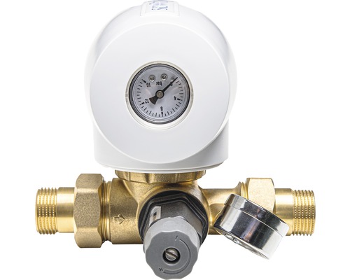 Réducteur de pression avec manomètre pour installations sanitaires