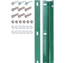 Kit de barre de fixation pour panneau rigide double fil vert, avec 200 vis-thumb-0