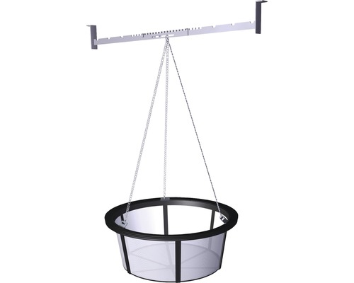 Hängeampel mit Kette und Wandhalterung für den Garten