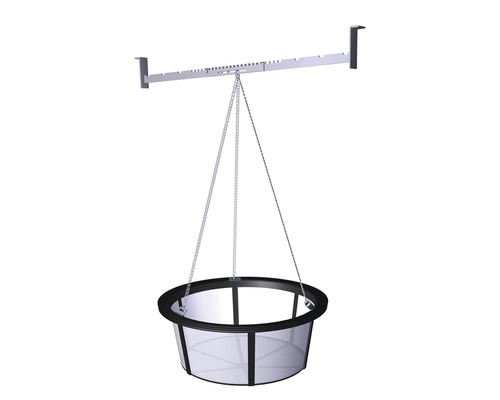 Jardinière suspendue avec support et chaîne de suspension