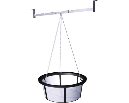 Blumenampel mit Halterung und Kette