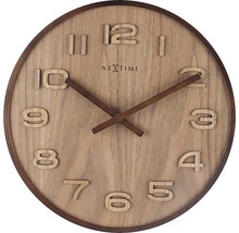 Horloge murale Wood Wood Medium bois marron Ø 35 cm
