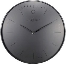 Wanduhr Glamour Metall schwarz Ø 40 cm