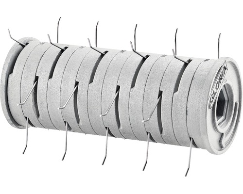 Aérateur de gazon GLORIA pièce de rechange pour appareils MultiBrush Rouleau de scarification Gloria avec ressorts en acier