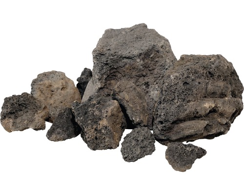 Kit de décoration d'aquarium aquadeco Premium Lava pour 120 cm Aquarium noir Pile de pierres de lave pour le jardin