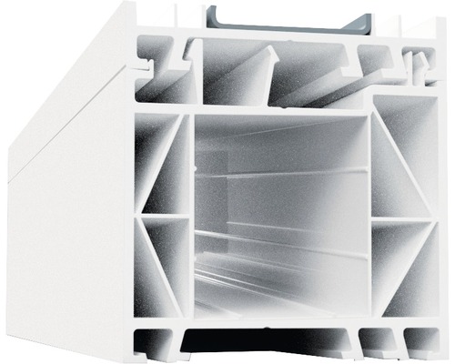 Verbreiterungsprofil 60 mm ARON Basic weiß/weiß Länge 1400 mm Verbreiterungsprofil 60 mm ARON Basic weiß/weiß Länge 1400 mm