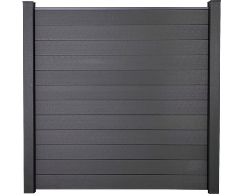 Module clôture brise-vue GroJa kit prêt à monter Flex sans poteaux 180 x 180 cm anthracite