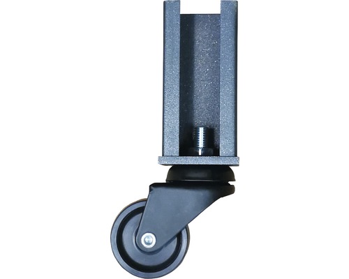 Möbelrolle mit Befestigung