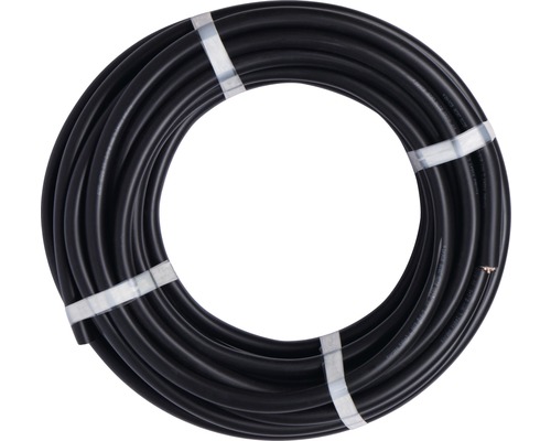 Câble souterrain NYY-J 5x10 mm² noir 20 m
