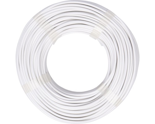 Câble de sonnerie YR 4x0,8 mm mm, 100 m blanc-0