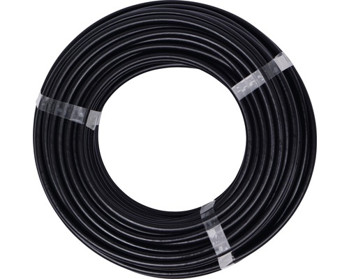 Câble coaxial souterrain 1,6/7,0 noir 50 m