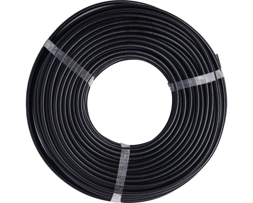 Câble coaxial souterrain1,6/7,0 noir 100 m