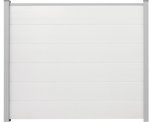 Hauptelement GroJa Stecksystem Fertigset PVC BasicLine ohne Pfosten 180 x 180 cm weiß