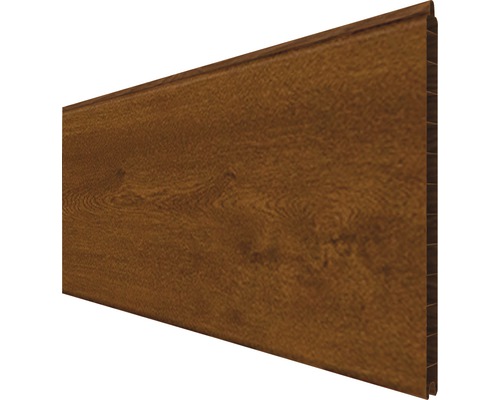 Profilé simple GroJa PVC BasicLine 180 x 30 x 1,9 cm goldenoak