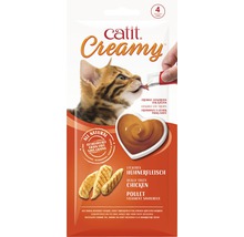 En-cas pour chats cat it Creamy poulet, paquet de 4 40 g