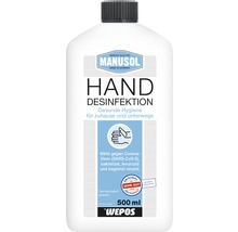 Manusol désinfectant pour les mains, flacon de 500 ml